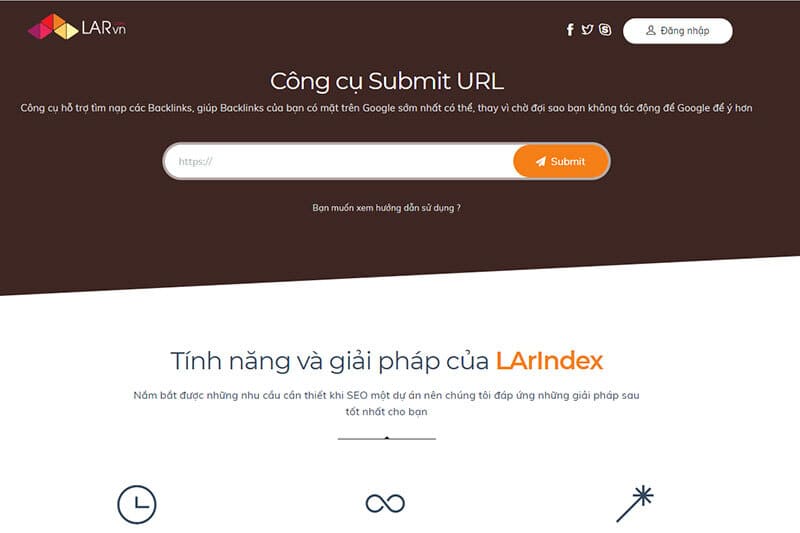 Review tool ép index URL