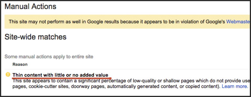 Web bị Google phạt có lên top được không? Và cách khắc phục